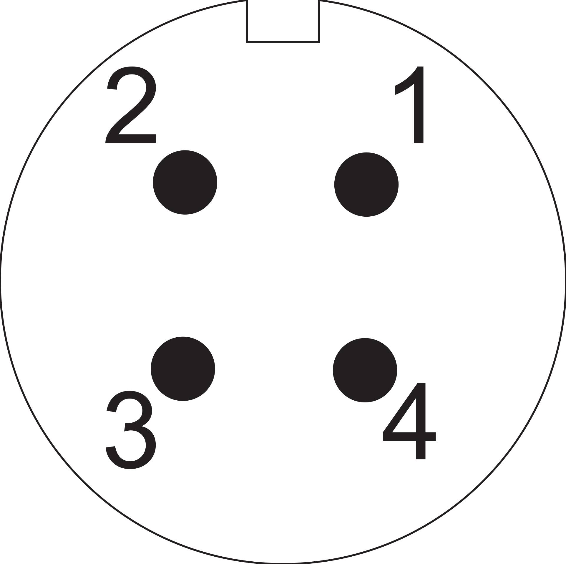Weipu SP1311 / S 4 I Bullet connector Socket, straight Total number of pins: 4 Series (round connectors): SP13 1 pc(s)-3