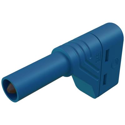 Straight blade safety plug Plug, right angle Pin diameter: 4 mm Blue SKS Hirschmann LAS S W 1 pc(s)