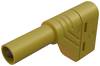 Hirschmann Test & Measurement LAS S W Straight blade safety plug Plug, right angle Pin diameter: 4 mm Yellow 1 pc(s)