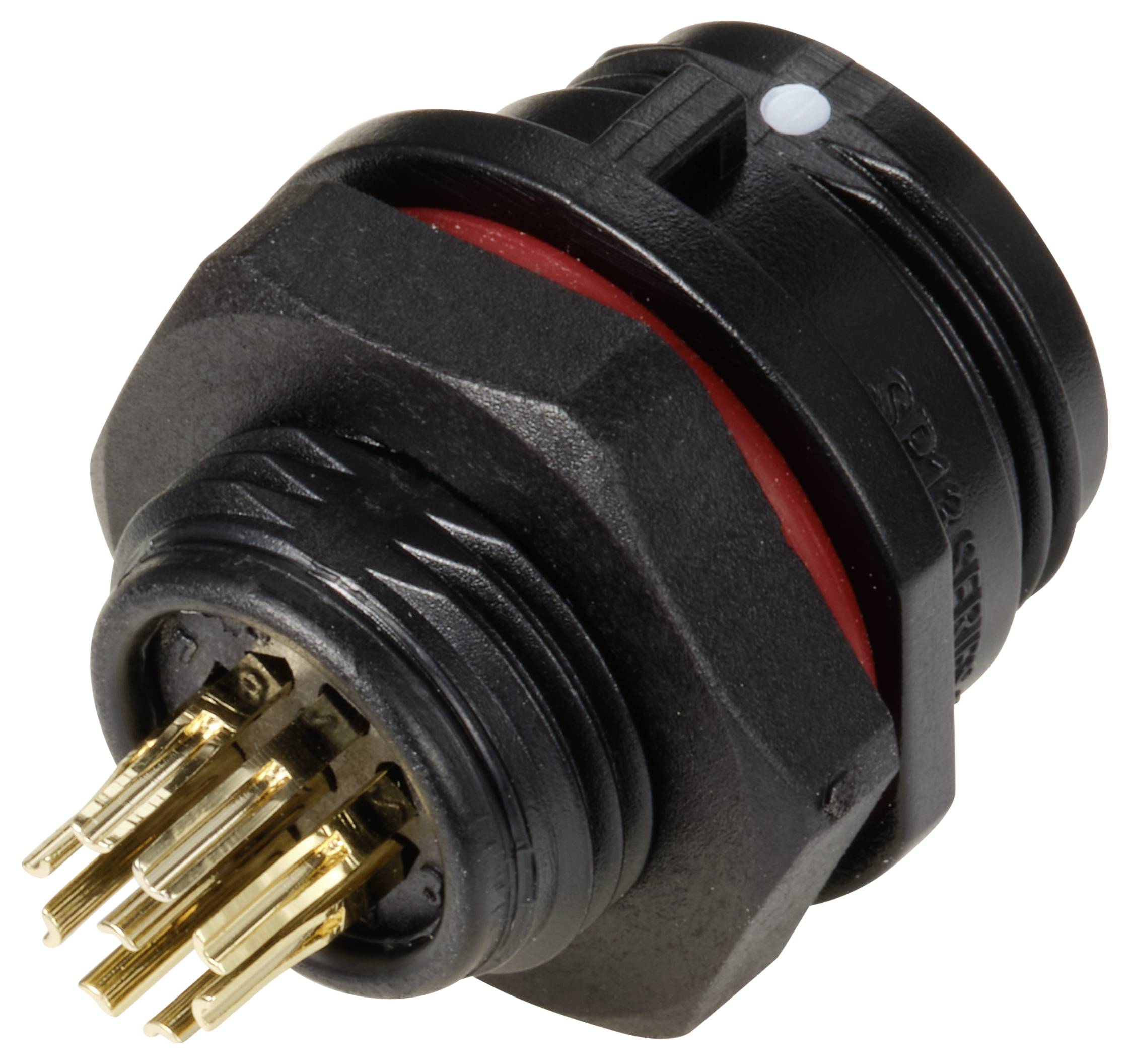 Weipu SP1312 / P 9 Bullet connector Plug, mount Total number of pins: 9 Series (round connectors): SP13 1 pc(s)-2
