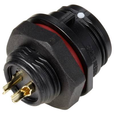 Weipu SP1312 / S 2 Bullet connector Socket, built-in Total number of pins: 2 Series (round connectors): SP13 1 pc(s)-2