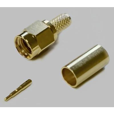 BKL Electronic 0409075 0409075 SMA connector Plug, straight 50 Ω 1 pc(s) 