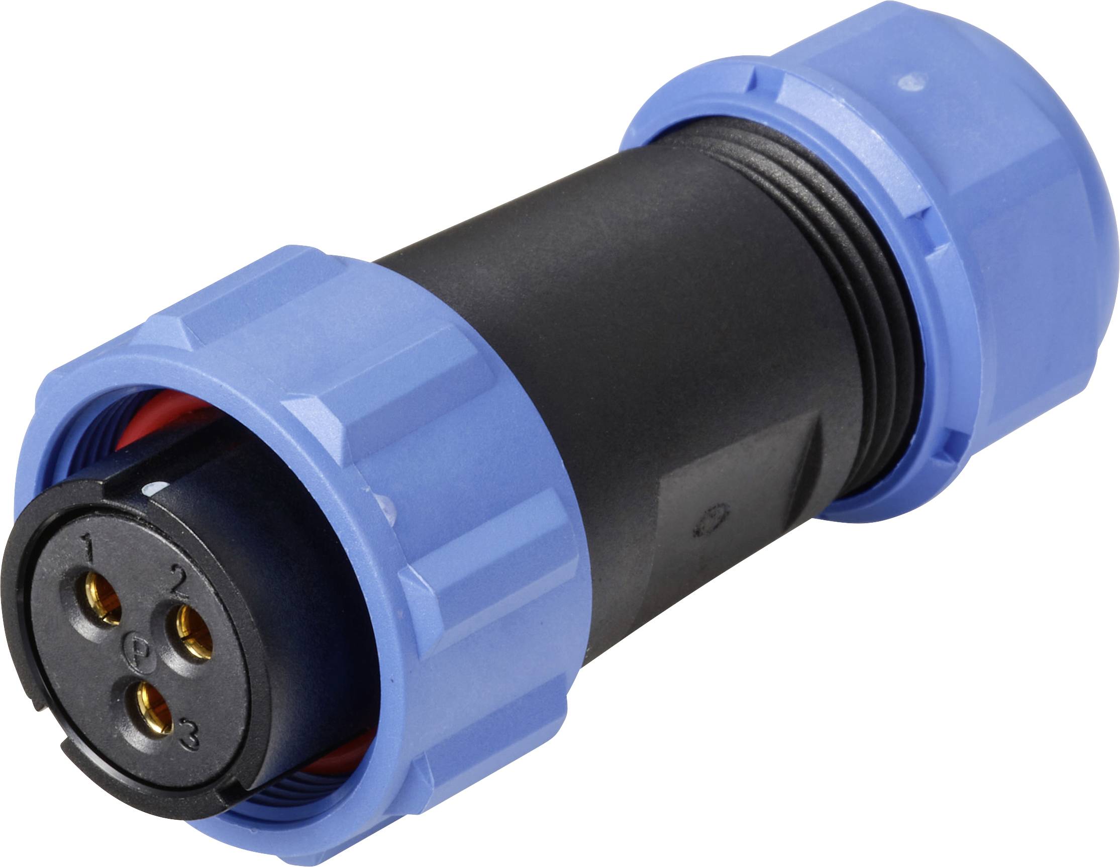 Weipu SP2110 / S 3 I Bullet connector Socket, straight Total number of pins: 3 Series (round connectors): SP21 1 pc(s)-0