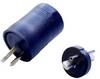 BKL Electronic 0205001 Audio jack Plug, straight Number of pins: 2 Black 1 pc(s)