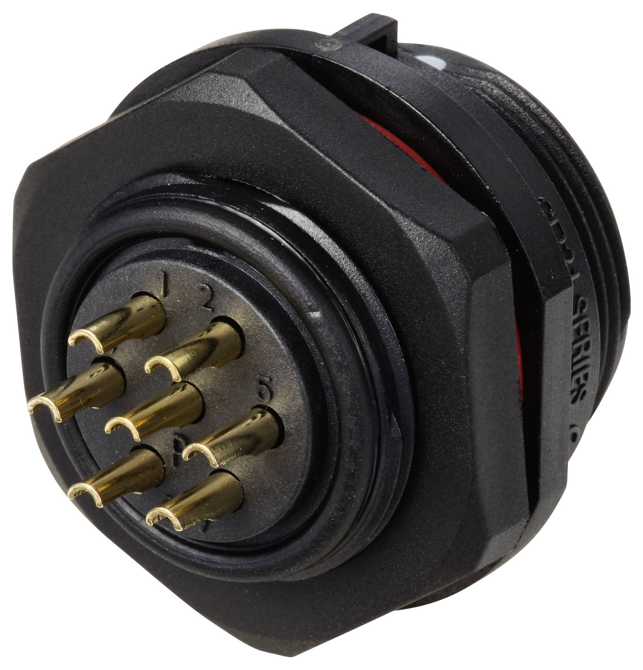 Weipu SP2112 / P 7 Bullet connector Plug, mount Total number of pins: 7 Series (round connectors): SP21 1 pc(s)-2