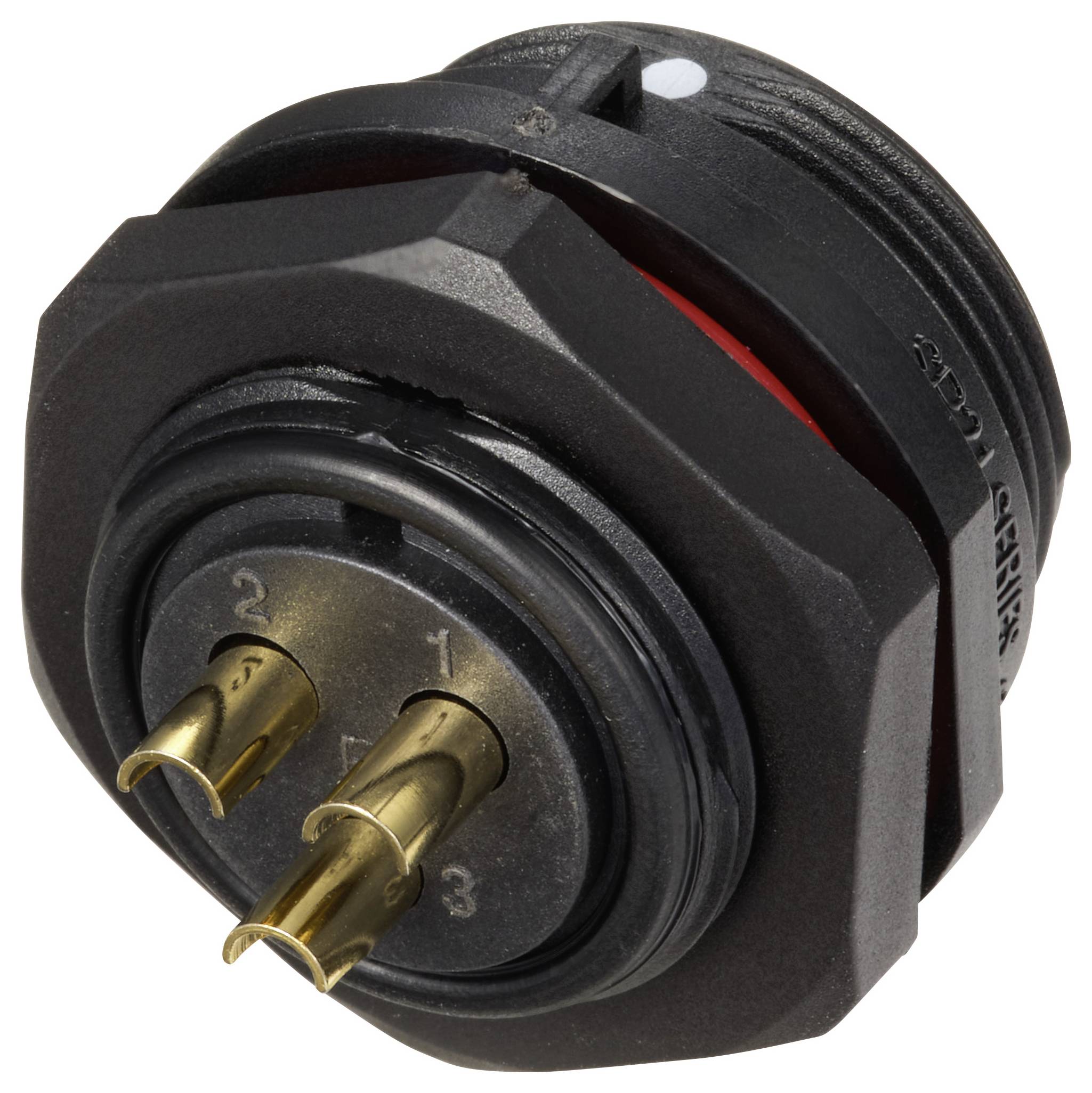 Weipu SP2112 / S 3 Bullet connector Socket, built-in Total number of pins: 3 Series (round connectors): SP21 1 pc(s)-2
