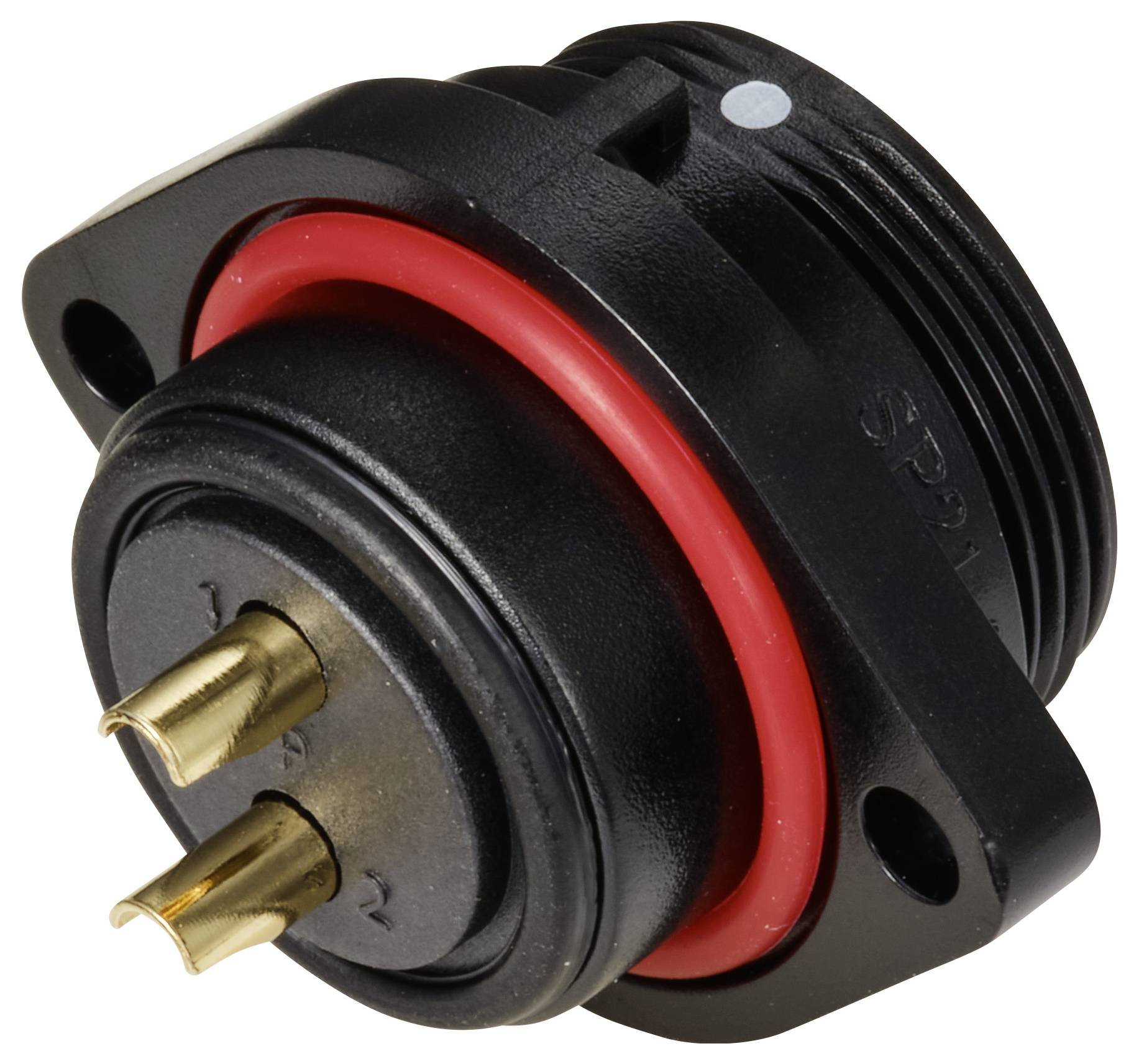 Weipu SP2113 / P 2 Bullet connector Plug, mount Total number of pins: 2 Series (round connectors): SP21 1 pc(s)-2