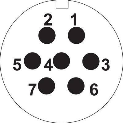 Weipu SP2113 / P 7 Bullet connector Plug, mount Total number of pins: 7 Series (round connectors): SP21 1 pc(s)-3
