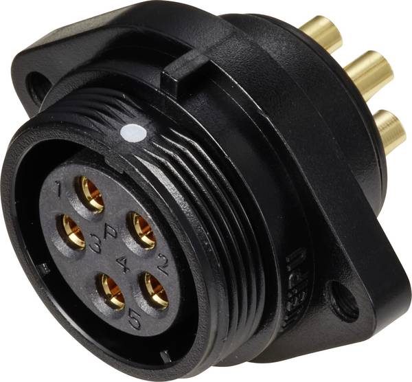 Weipu SP2113 / S 5 Bullet connector Socket, built-in Total number of pins: 5 Series (round connectors): SP21 1 pc(s)