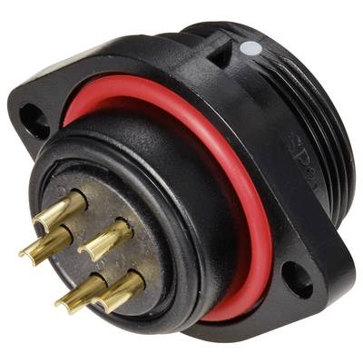 Weipu SP2113 / S 5C Bullet connector Socket, built-in Total number of pins: 5 Series (round connectors): SP21 1 pc(s)-2