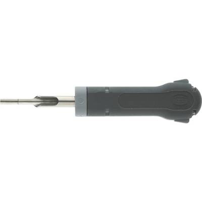 Electronic hand tool with a long, silver shaft and dark grey handle, designed for precision work.