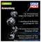 'Liqui Moly' Application: Interior Cleaner, apply Leather Care with microfibre cloth and polish. Article numbers stated.
