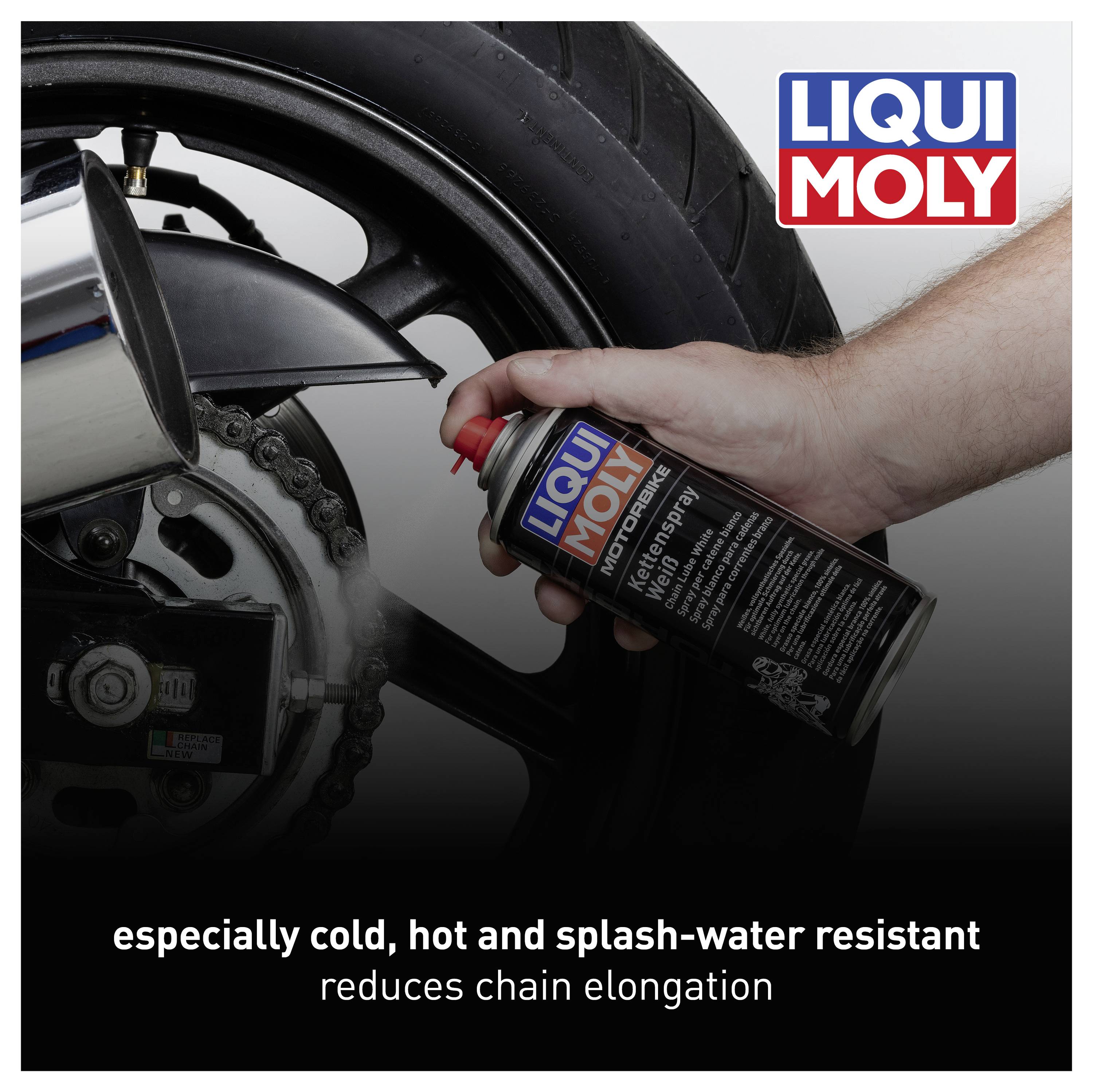 Liqui Moly 1591 Chain Lube White Chain spray lubricant 400 ml-3