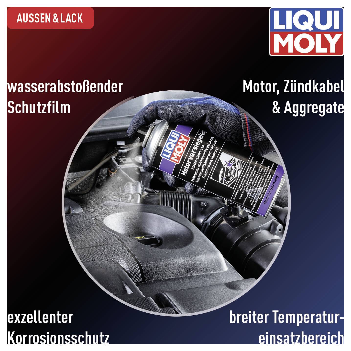 'Motor and parts with water-repellent protective film, provides excellent corrosion protection across a wide temperature operating range.'