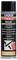 Spray can of 'Liqui Moly Wachs-Korrosionsschutz', a rust protection wax. The black label includes multilingual descriptions and a product image.
