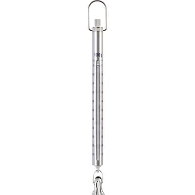 Silver feather balance with hook, scale from 0 to 1000 grams. Primary use: precise weighing of small objects.