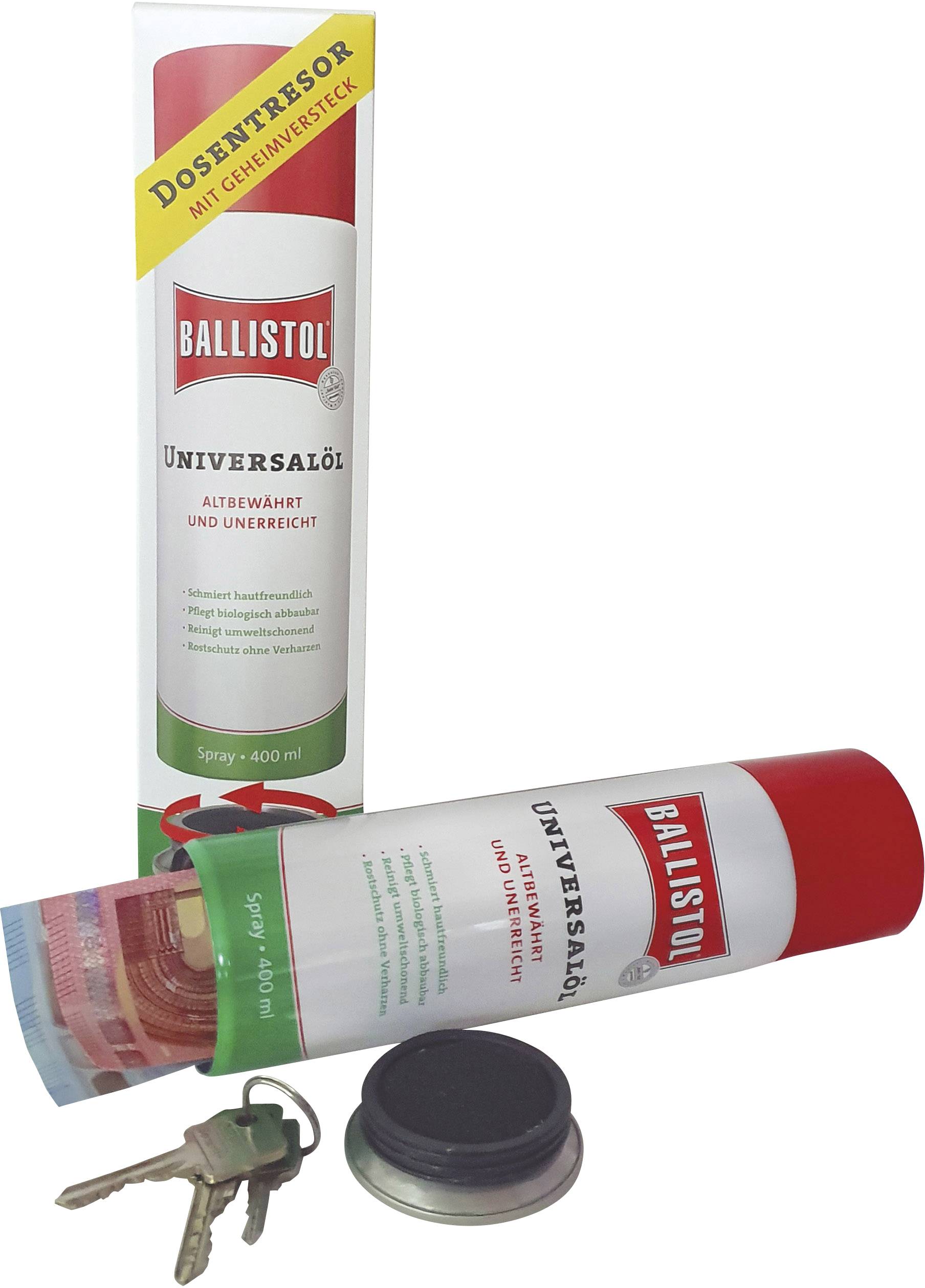 Ballistol 29066 Sprayburk 400 ml Can Safe Money Hide