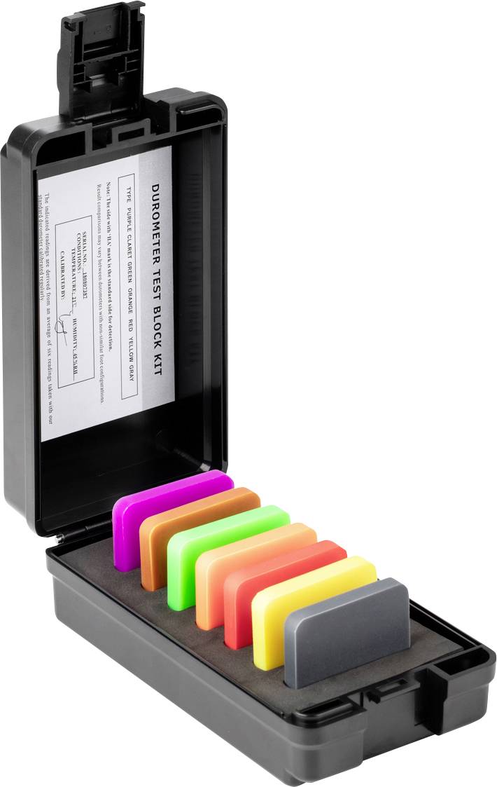 Sauter AHBA-01 7 calibration plates for Shore A, for Hardness testers SAUTER HB and SAUTER HD