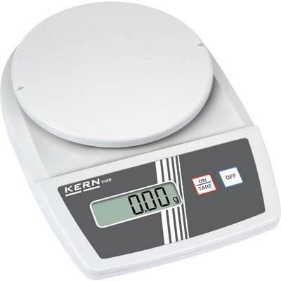 Electronic kitchen scales showing '0.00 g' on the display. On the right, two buttons: 'ON TARE' and 'OFF'.