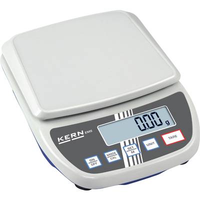 Electronic scales with digital display showing 0.00 g. Controls: On/Off, Mode, Calibration, Units, Tare.
