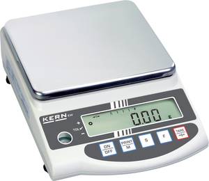 Kern EW 2200-2NM Precision scales  Weight range 2.2 kg Readability 0.01 g mains-powered, rechargeable Silver