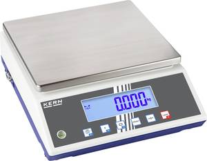Kern FCB 12K1 Table top scales  Weight range 12 kg Readability 1 g mains-powered, battery-powered, rechargeable Silver