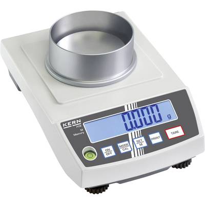 Kern PCB 100-3 Precision scales  Weight range 100 g Readability 0.001 g mains-powered, battery-powered, rechargeable Sil
