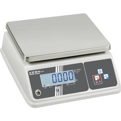 Electronic kitchen scales with a digital display and multiple buttons, including 'ON/OFF' and 'TARE', on a white surface.