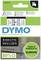 Packaging Label for DYMO Label Tape. Contains one roll: black/clear, 6 mm x 7 m. WiFi Password: '123DYMO'. Made in Europe.