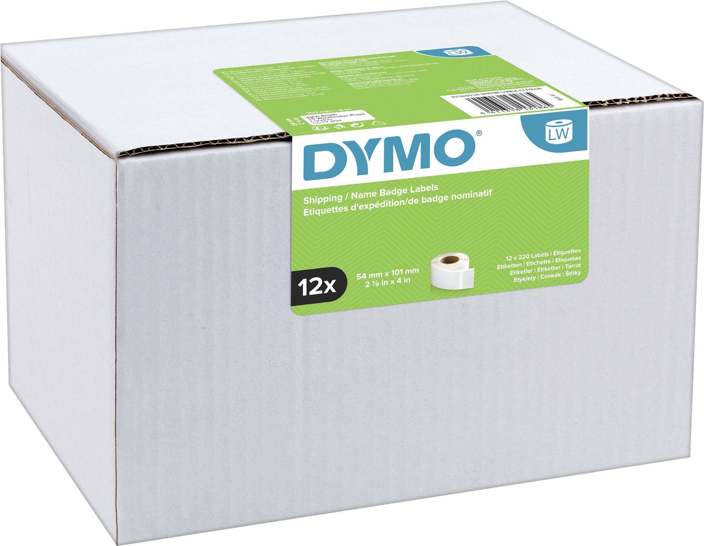 DYMO Label roll 26 S26 26 x 26 mm Paper White 26 pc(s