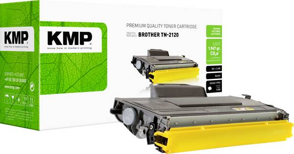 KMP Toner replaced Brother, Lenovo TN-2120, TN2120 Compatible Black 5000 Sides B-T22 1253,5000