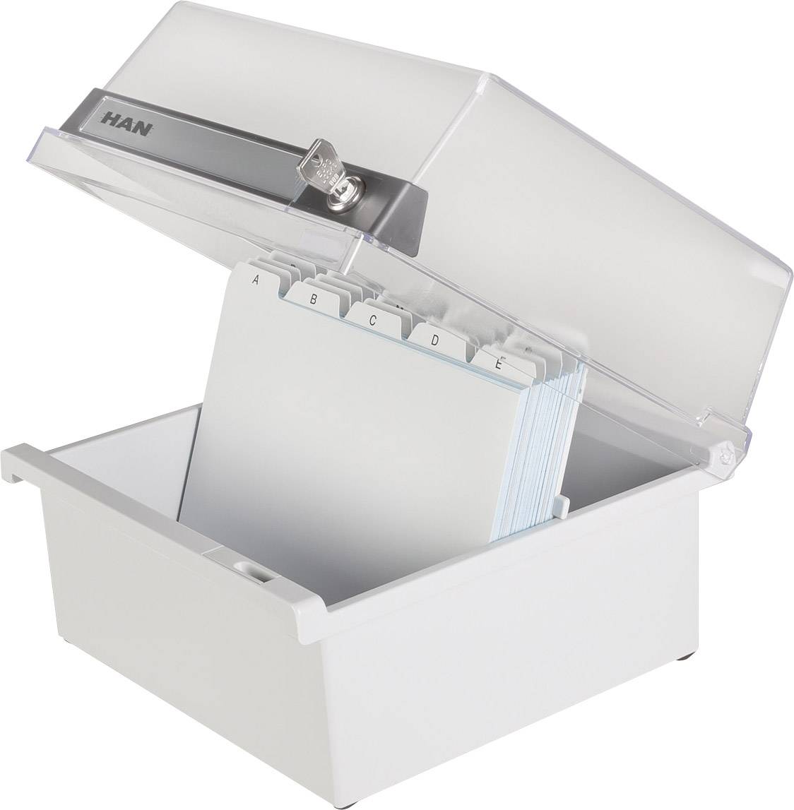 Han 965S631 A5 Lockable Index Card Box