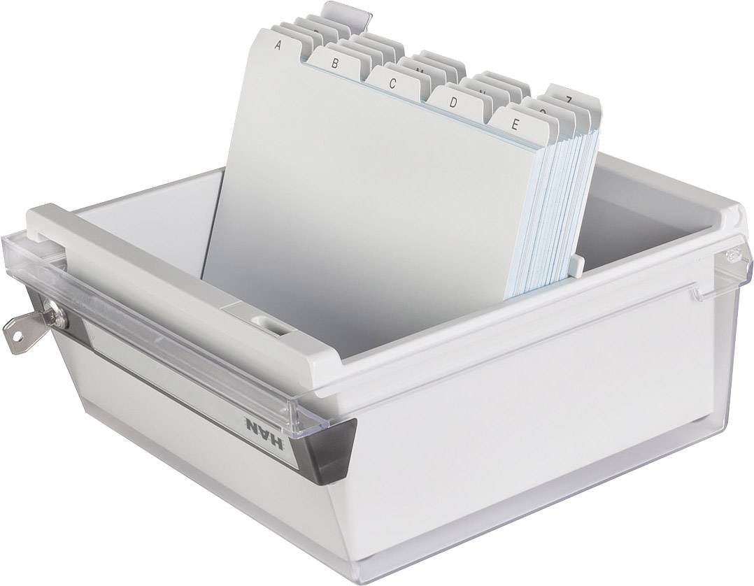 Han 965S631 A5 Lockable Index Card Box