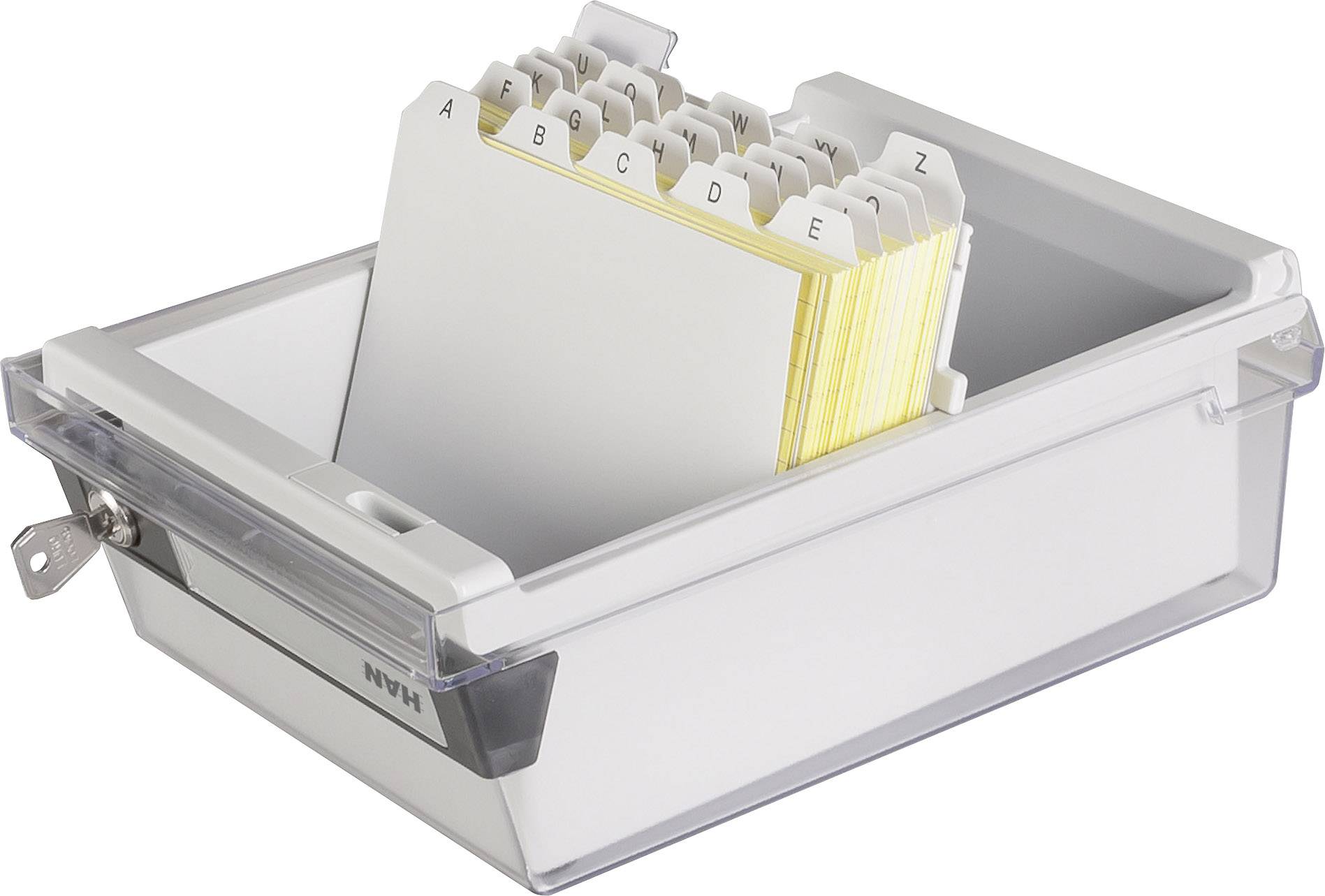 Han 966S631 A6 Lockable Index Card Box
