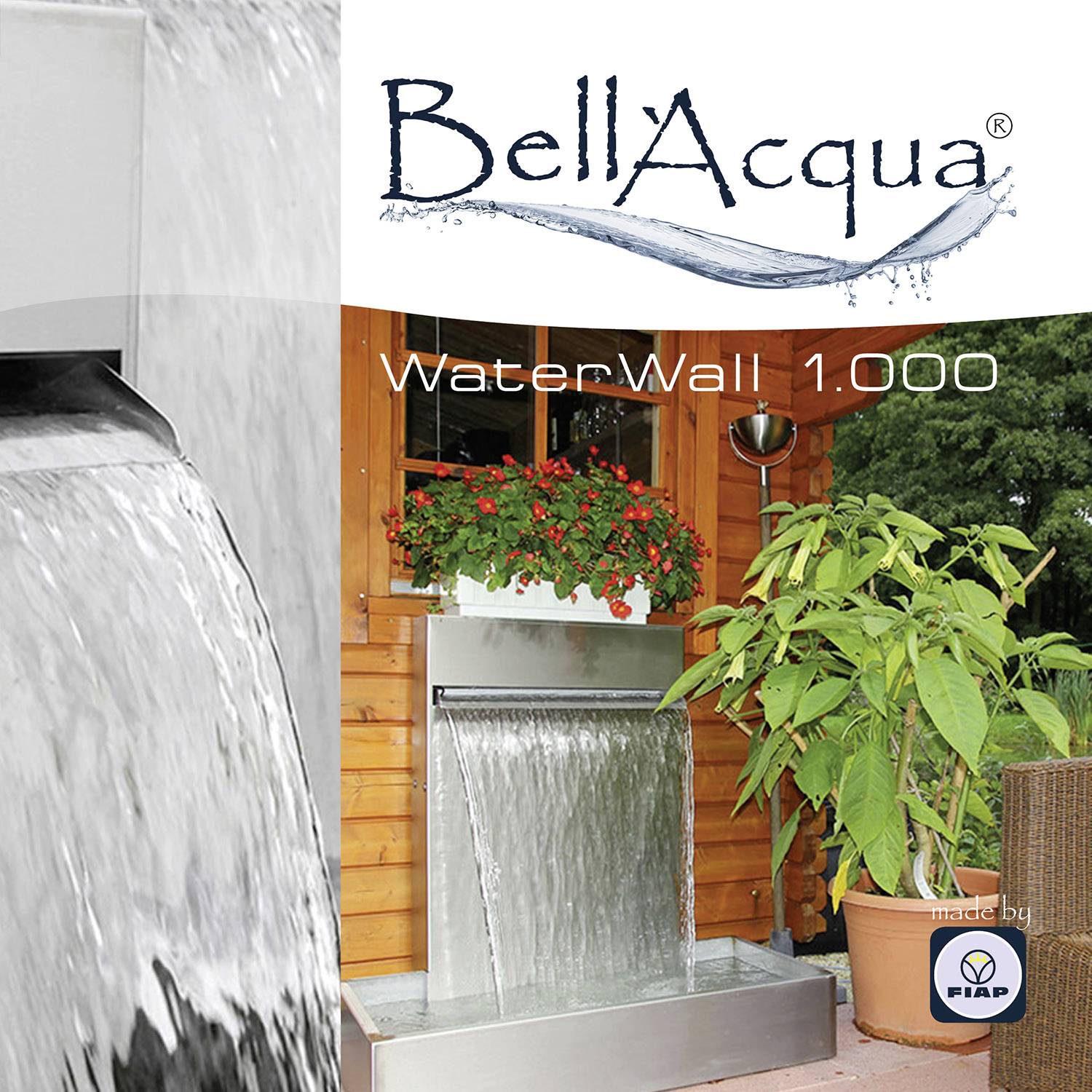 FIAP 3149 Bell´Acqua® WATERWALL 1.000 Garden waterfeature-3