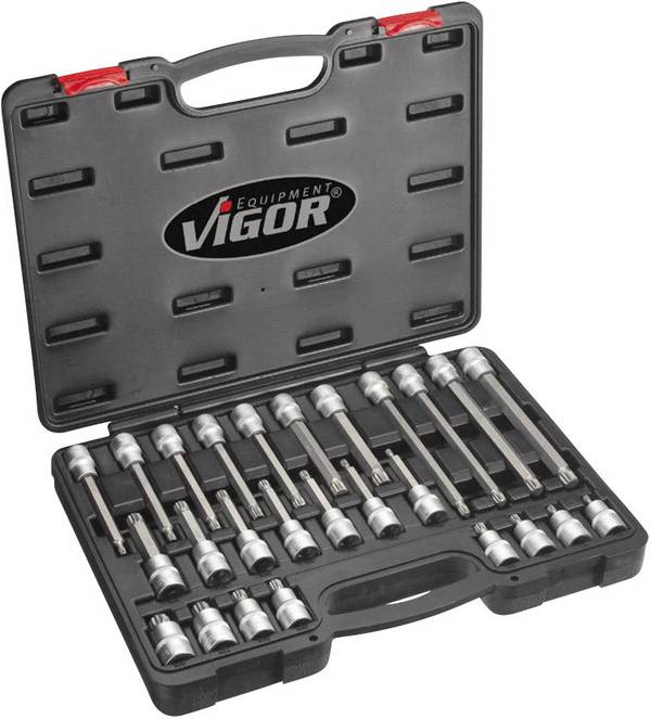 Vigor  Bit set  1/2" (12.5 mm) 26-piece V1918