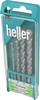 Heller 17744 3 Carbide metal Masonry twist drill bit set 4-piece 5 mm, 6 mm, 8 mm, 10 mm Cylinder shank 1 Set