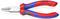 Pliers with red and blue handles, pointed metallic ends, marked with '22 05 160.'