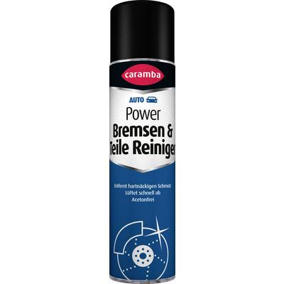 Caramba Auto Power brake and parts cleaner spray can, with product name and brake disc graphic on blue lower label.<br>