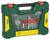 'Bosch Tool Case, 68-piece, with Drill Bits and Bits, Green Housing, Transparent Window for Viewing Contents.'