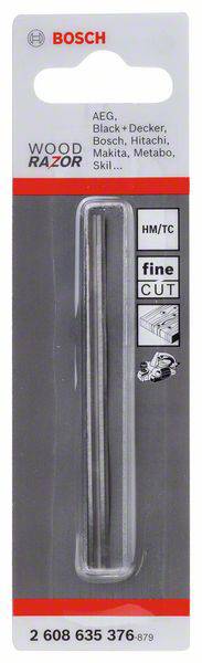'Bosch Wood Razor Blade, compatible with AEG, Black+Decker, Bosch, Hitachi, Makita, Metabo, Skil, fine cut, Model Number 2 608 635 376.'