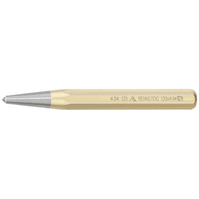 'RENSTEIG 434 151 A' Marking pencil with hexagonal plastic casing and sharp metal tip, ideal for precise marking.
