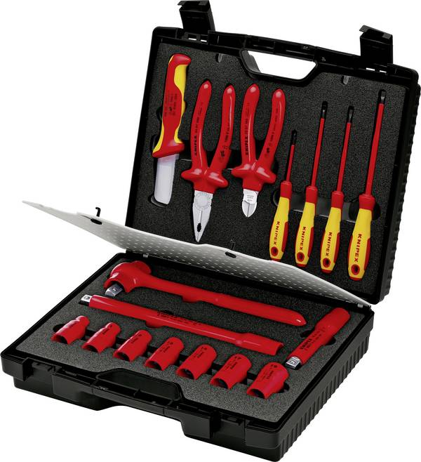 Knipex  98 99 11 Tool kit Electrical contractor Case 17-piece