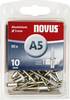 Novus Office 110026855 Blind rivet (Ø x L) 5 mm x 10 mm Aluminium Aluminium 30 pc(s)