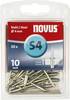 Novus Office 110026857 Blind rivet (Ø x L) 4 mm x 10 mm Steel Steel 20 pc(s)