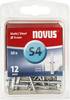 Novus Office 103737600 Blind rivet (Ø x L) 4 mm x 12 mm Steel Steel 20 pc(s)