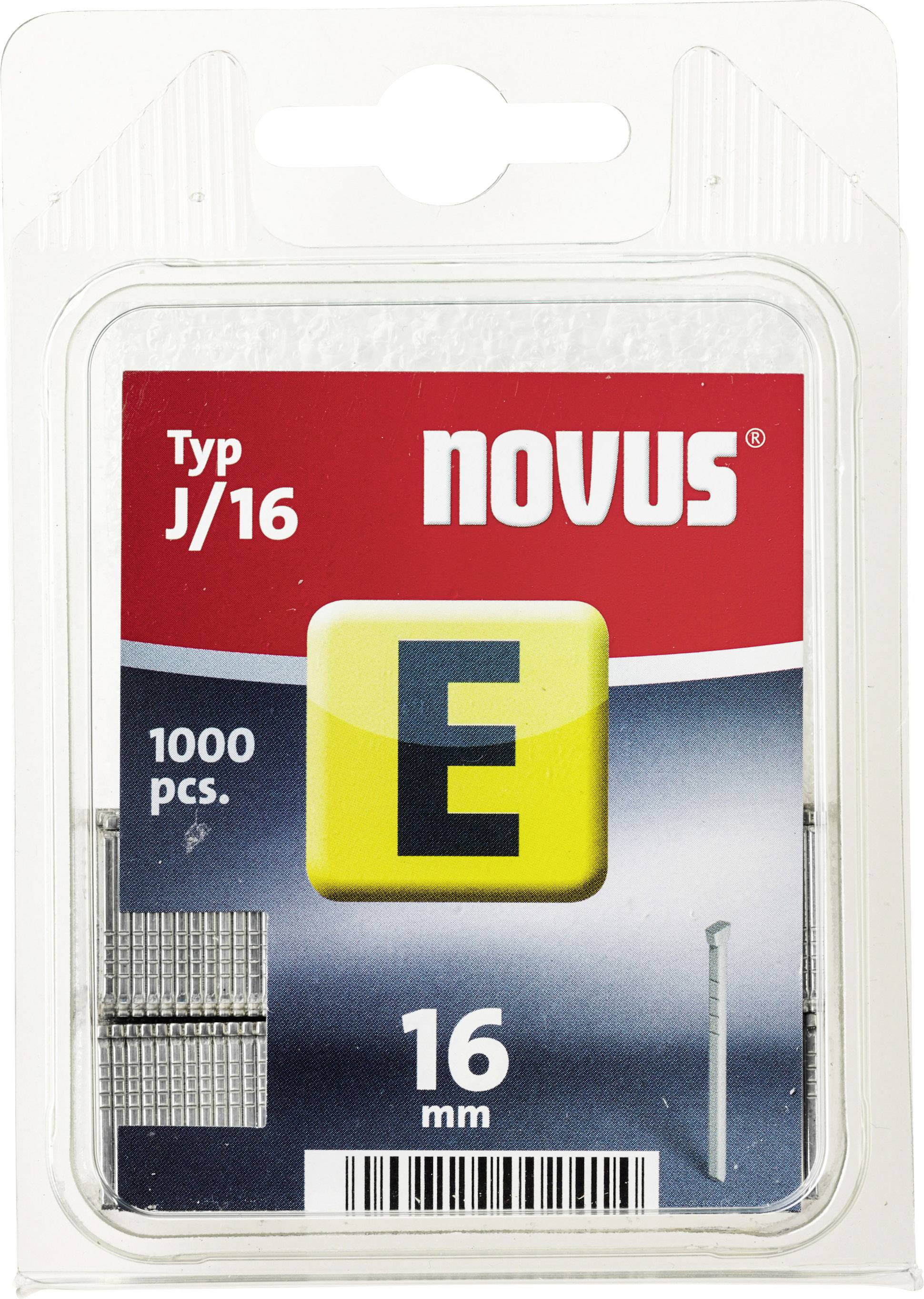 Novus Office 105110000 Staple pins Type J Product size (length) 16 mm 1000 pc(s)-0