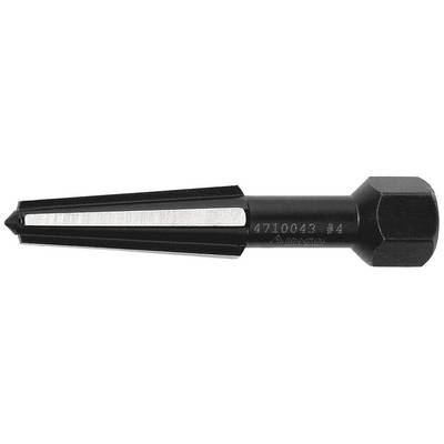 A black cone with fluted edges and a printed number, likely a tool or machine accessory.