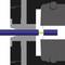 'A cross-section of a machine drawing a blue wire through two black clamps. The clamps hold and guide the wire.'