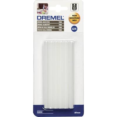 Dremel GG02 Hot melt glue sticks 7 mm 100 mm Transparent 65 g 12 pc(s)